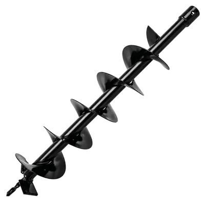 Produktbild von Bituxx 600mm Bohrer - Ersatzbohrer für Erdbohrer Pfahlbohrer Erdlochbohrer Erdbohrgerät Ø100mm MS-12929