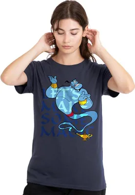 Immagine prodotto di Aladdin - Maglietta da donna "Let's Make Some Magic" TV25330 (S) (blu navy)