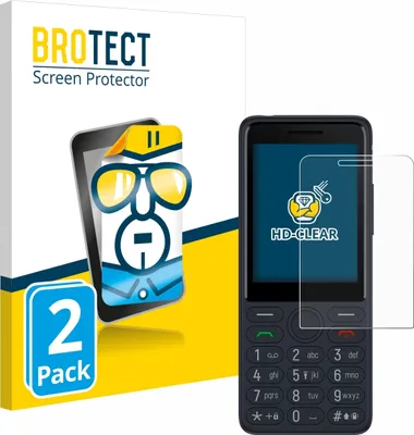 Produktbild von 2x Für TCL Onetouch 4022s Schutzfolie BROTECT Displayschutz Display Schutz Folie Klar Transparent