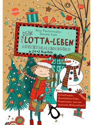 Obrázek produktu pro Dein Lotta-Leben. Adventskalenderbuch in 24+2 Kapiteln. Für Kritzelfreunde, Geschichtenerfinder, Pinguinsucher und eine spannende Weihnachtszeit