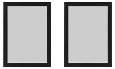 Produktbild von IKEA FISKBO Bilderrahmen schwarz 21x30 cm