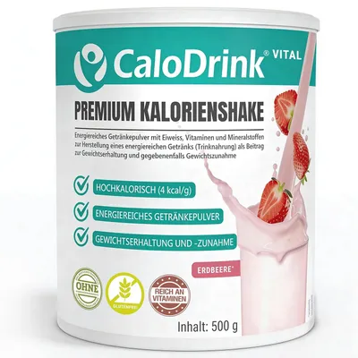 Produktbild von CaloDrink VITAL Trinknahrung hochkalorisch, Erdbeere 500g