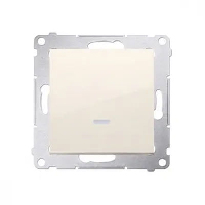 Obrázok produktu pre Kontakt-Simon DW1L.01/41, Plast, Biela, IP20, IP44, 250 V, 10 A, 75 mm