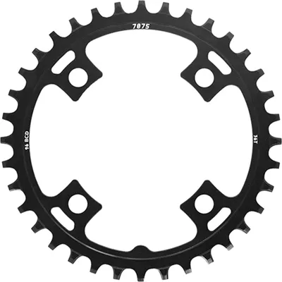 Produktbild von SunRace Kettenblatt CRMX0W Narrow Wide, 36Z schwarz, Ø = 96mm, 11-fach