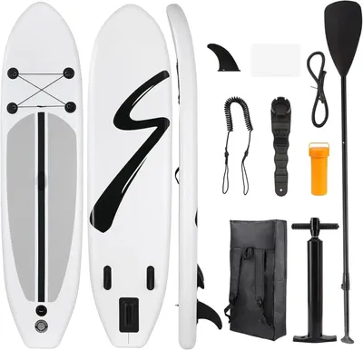 Image de Planche de paddle gonflable - Planche de paddle - Planche de surf gonflable - Paddleboard - Planche de sports nautiques