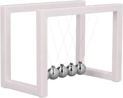 Obrázek produktu pro Fyzikální hra s akrylovými kuličkami – 16 x 115 x 85 cm – 5 kovových kuliček