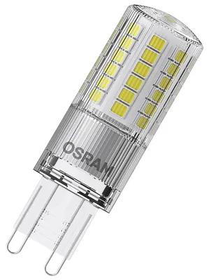 Zdjęcie produktu dla OSRAM HOMELIGHTING 4058075432482 Żarówka LED (monochromatyczna) EEC E (A–G) G9 4,5 W = 50 W Biała zimna (Ø x dł.) 17 mm x 55 mm 1 szt.