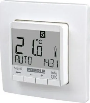 Produktbild von Eberle FIT 3R/weiß UP- FIT 3 R / weiß Uhrenthermostat 527810455100