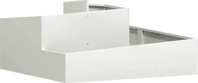 Zdjęcie produktu dla Doniczka Ogrodowa Biały 100 X 100 X 50 Cm Stal Lumarko!