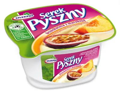 Obrázok produktu pre Pyszny homogenizovaný broskyňový smotanový syr 140 g