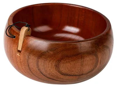 Produktbild von Holz-Garnschale zur Aufbewahrung von Strickgarn und Häkelzubehör