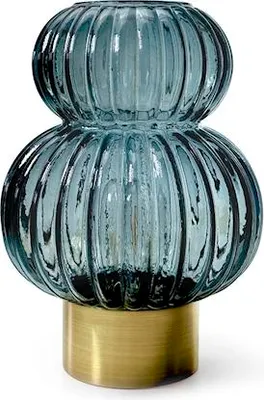 Immagine prodotto di H&H Lampada Led Vetro Lumia Blu Cm17,5X24