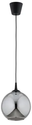 Obrázok produktu pre Závesná lampa FART čierna-dymová 1xE27x15W sklo rozmery: 85x20x20 cm IP20 Alfa