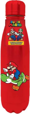 Produktbild von Super Mario Trinkflasche 700ml Metall - Wasserflasche für Kinder