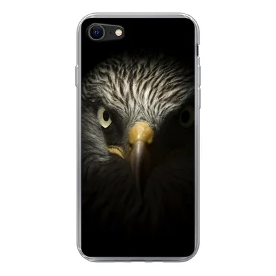 Produktbild von MuchoWow® Handyhülle Schutzhülle Hülle für iPhone 8 Vogel - Adler - Raubvögel - Auge - Schnabel - Licht Silikon Softcase Handy Hülle - Schutzhaube
