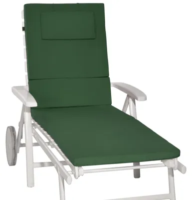 Produktbild von Beautissu Gartenliege Auflage Sonnenliege Loft RL, 200x60x5cm, Dunkelgrün