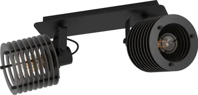 Produktbild von SEGOVIA Spot - L33,5 x H18,5 x AL17,5 cm - schwarz - 2X40W exkl. - IP20