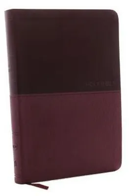 Obrázok produktu pre NKJV, Value Thinline Bible, Large Print, Imitation Leather, Burgundy, Red Letter Edition