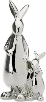 Produktbild von Hasen-Paar "Oma mit Enkel" 8,2 x 7,5 x 18,7 cm