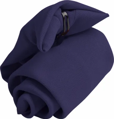 Image de Cravate clip-on Premier pour homme, unie RW1136 (taille unique) (bleu marine)