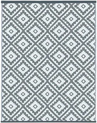 Produktbild von Famanu Außenteppich Grau, 160 x 260 cm - Modernes Design