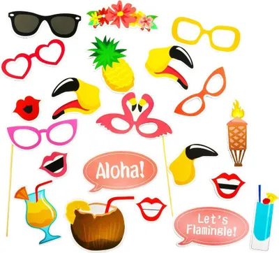 Produktbild von Oblique Unique 21 Fotorequisiten Fotoaccessoires Sommer Urlaub Party Photo Booth