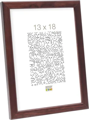 Obrázok produktu pre Drevený rám S41J Deknudt 13x18 cm tmavohnedý