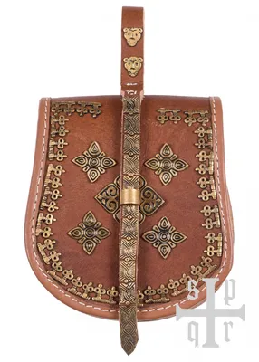 Produktbild von Birka Tasche, Wikinger-Gürteltasche aus Leder