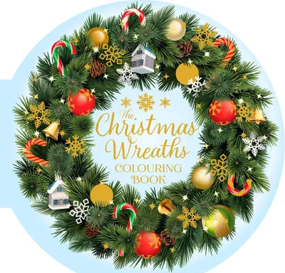 Imagen del producto de The Christmas Wreaths Colouring Book