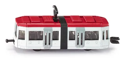 Produktbild von Siku Strassenbahn Modellbahn weiß/rot ; 1011
