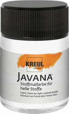 Produktbild von KREUL Javana Stoffmalfarbe für helle Stoffe Weiß 50 ml