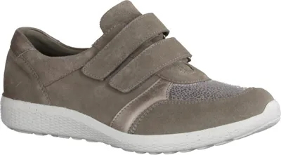 Produktbild von Waldläufer M-Ira 815M30-201 Orthotritt Damenslipper, bequem, Leder/Stretch,Beige - Damenschuhe Bequeme Ballerina / Slipper, Beige, leder (order/minileostretch/eclis)