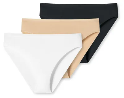 Produktbild von Schiesser Uncover Damen Tai-Slip 3-Pack  - sortiert1 - Größe M