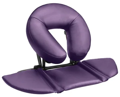 Immagine prodotto di Elzusha - Set per massaggi: tavolino, cuscino per il viso e poggiatesta - Regolabile - Viola