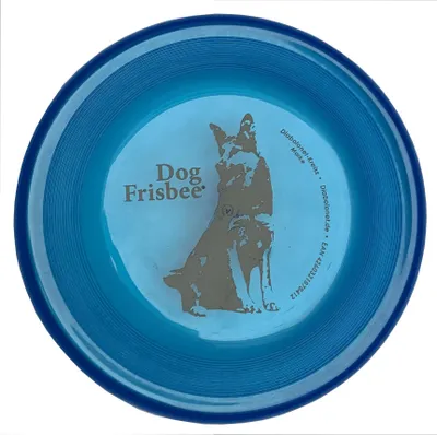 Hundenfrisbee, 160 g, Ø 23,5 cm, blau, aus Polyethylen