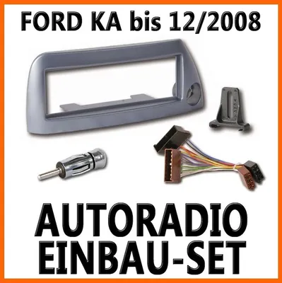 Produktbild von Ford KA bis 12/2008 blau - Unviersal DIN Autoradio Einbauset
