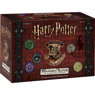 Produktbild von Harry Potter Hogwarts Battle – Die Zauber- und Zaubertränke-Erweiterung, Deckbau-Kartenspiel, für 2-5 Spieler, 158 Karten, benötigt Basisspiel, 23 x 10,5 x 15,5 cm, USADB010-717