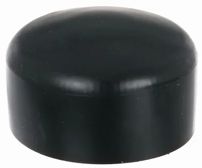 Produktbild von Alberts Pfostenkappe für runde Metallpfosten | Kunststoff, schwarz | für Pfosten-Ø 60 mm | 10er Set