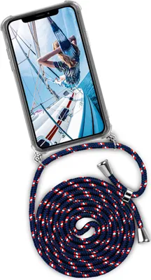Produktbild von TWIST-Case + TWIST-Cord für iPhone X / iPhone Xs, Farbe:Nautic Life (Silber)