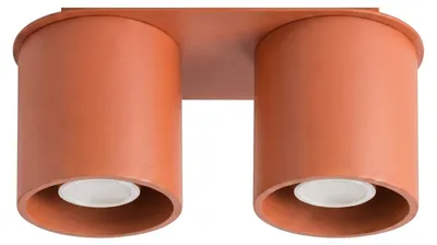 Obrázok produktu pre Stropné svietidlo ORBIS 2 ochra červená 2xGU10 10W hliník 12x10x26cm Sollux Lighting