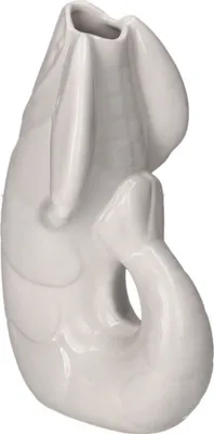 Produktbild von Gift Company Madame Crevette Hummer Vase S weiss 26,7cm