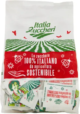 Zdjęcie produktu dla Cukier w saszetkach Semolato in Bustine 100szt 500g - Zucchero