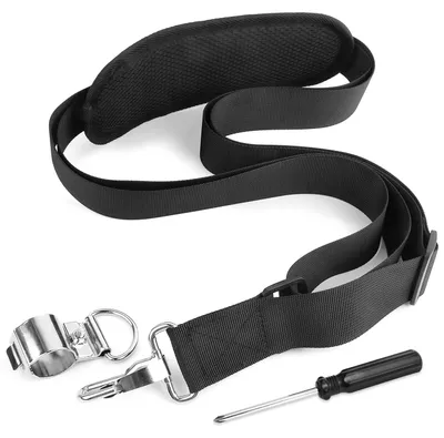 Imagen del producto de Correa ajustable para desbrozadoras y sopladores de hojas, de nylon, de 67 a 110 cm, para trabajos de jardinería