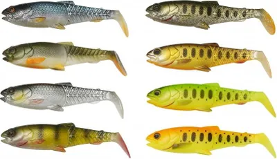 Obrázek produktu pro Savage Gear Craft Cannibal Paddletail Firetiger 10,5 cm 12 g Gumová nástraha