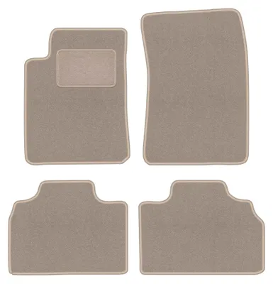 Productafbeelding van Velours automatten voor SsangYong Kyron 2005-2014 (SUV) – 4-delig, beige, op maat – Wielganizator LUX