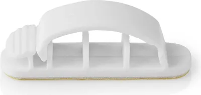 Produktbild von Nedis Kabelmanagement - Kabelclip - Gesperrt - 3 Stück - Anzahl der Steckplätze: 3 Steckplätze - max. Kabeldicke: 7.5 mm - Polypropylene - Weiss