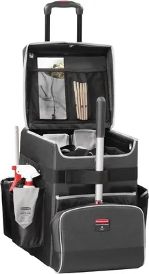 Produktbild von Rubbermaid Mehrzweck-Trolley Quick Cart mittel grau