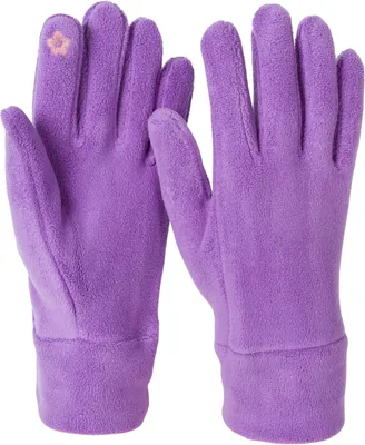 Produktbild von styleBREAKER Damen Touchscreen Fleece Handschuhe Einfarbig, warme Fingerhandschuhe, Winter 09010047