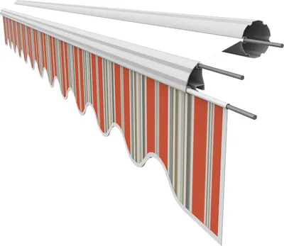 Produktbild von Leudus Markisen Volant für 3m Markisen Markisenbespannung Sonnenschutz Ersatzstoffe Sonnenmarkise fertig genäht (2,82x0.21m, SPD031)