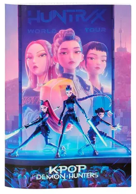 Produktbild von Safta K-pop Demon Hunters A4 Notizbuch Blau Kinder Blau One Size